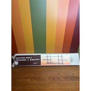 Vintage new in box shelf for minis Knick knacks crystals oils wooden